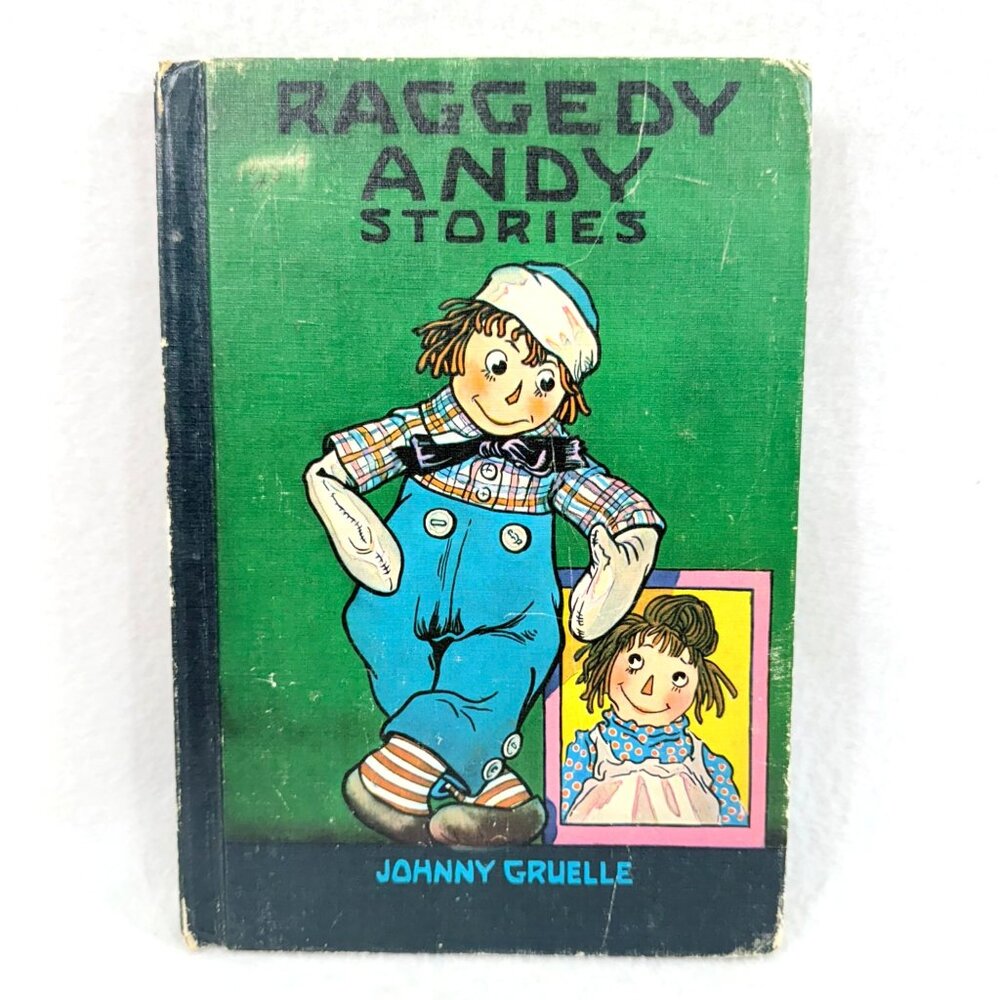 Vintage Raggedy Andy Stories By Johnny Gruelle Hardcover Childrens Book (1960)